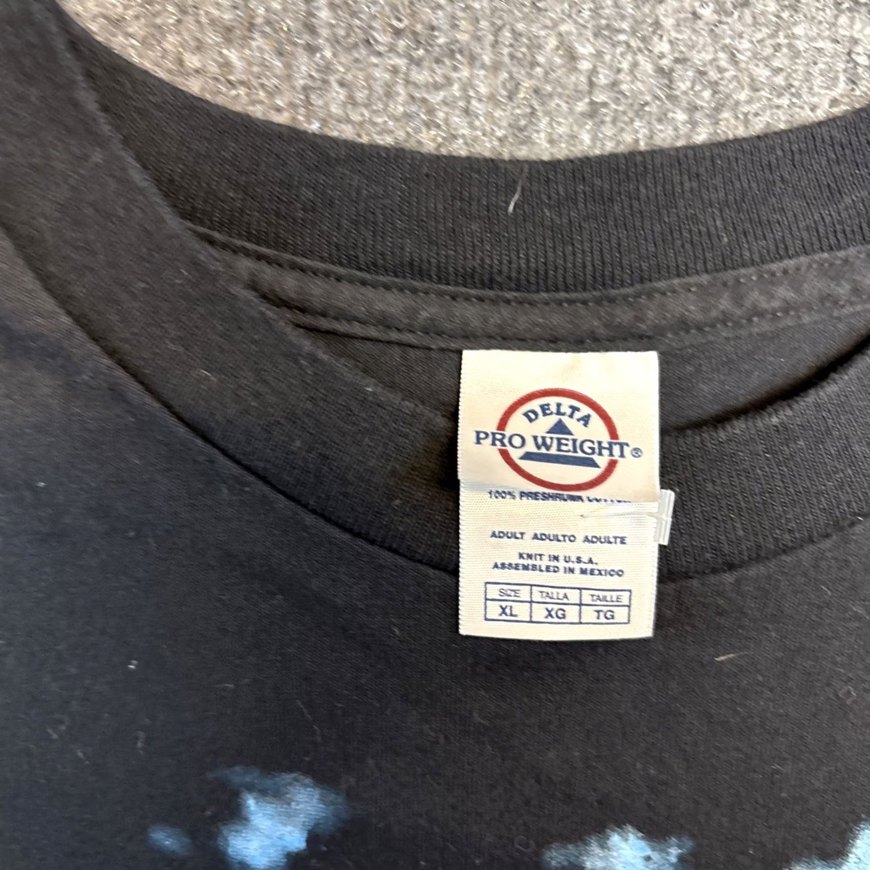 Delta VINTAGE Delta Pro Weight T Shirt Men’s XL Bear Wolf Bison Eagle Nature Graphic Black Mens XL Size US XL / EU 56 / 4 - 2 Thumbnail