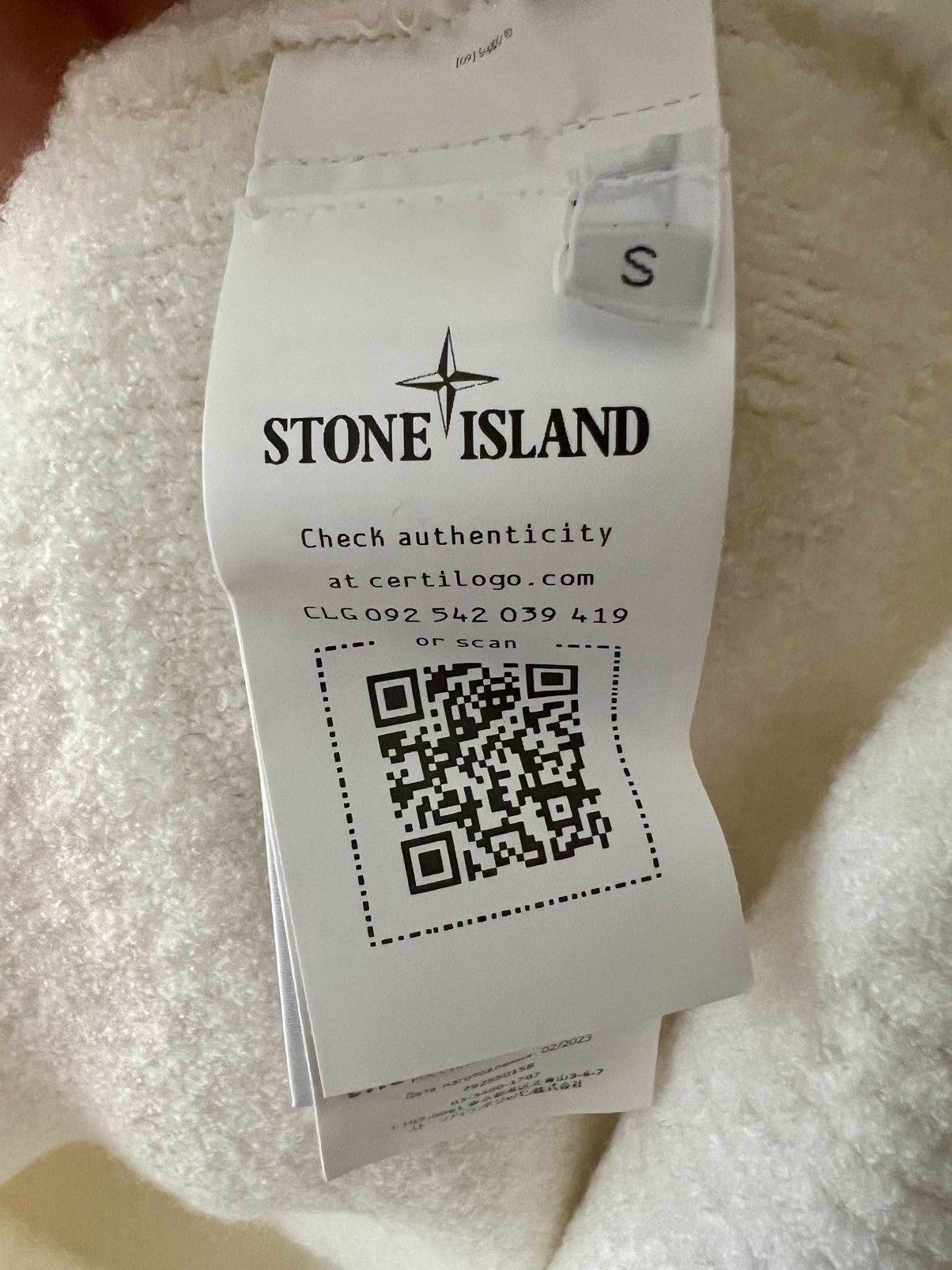 Stone Island Stone Island x Supreme Wool Boucle Cardigan White Men Sz- S Size US S / EU 44-46 / 1 - 6 Thumbnail