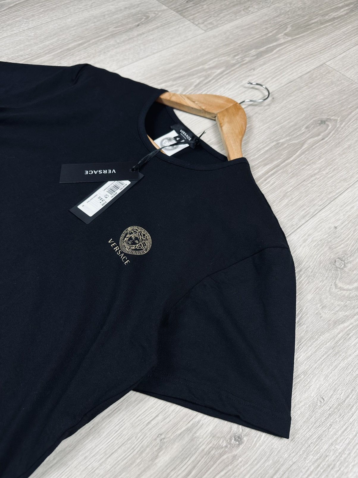 Versace VERSACE T-Shirt Crew Neck Short Sleeves Black NEW Size US M / EU 48-50 / 2 - 4 Thumbnail