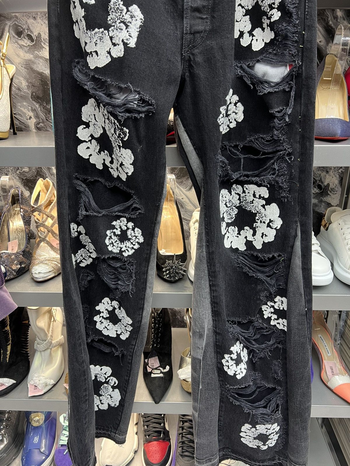 DENIM TEARS Denim Tears Cotton Wreath Jeans Size US 31 - 3 Thumbnail