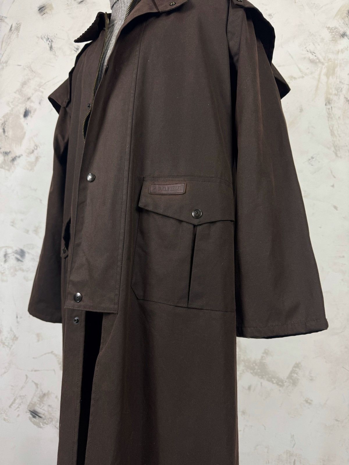Vintage Vintage P.G. Field Long Waxed Jacket Size S - M Size US S / EU 44-46 / 1 - 5 Thumbnail