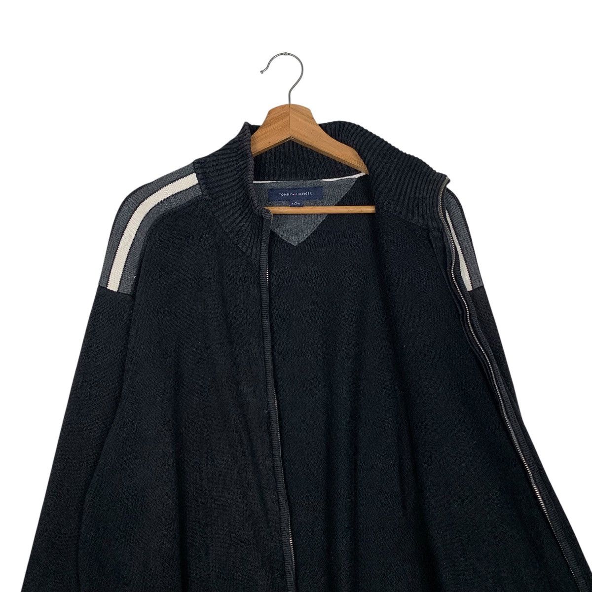 Tommy Hilfiger TOMMY HILFIGER Plain Zipper Sweater #1911-C83 Size US XL / EU 56 / 4 - 10 Thumbnail