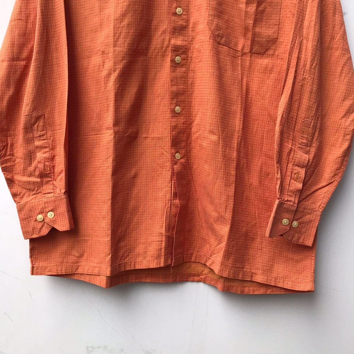 Givenchy × Vintage Givenchy Gentleman Button down Shirt Orange 100 % Baumwolle Size US L / EU 52-54 / 3 - 7 Thumbnail
