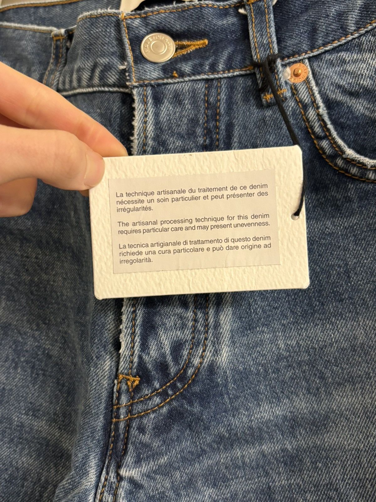 Balenciaga Balenciaga Knife cut denim Size US 28 / EU 44 - 7 Thumbnail