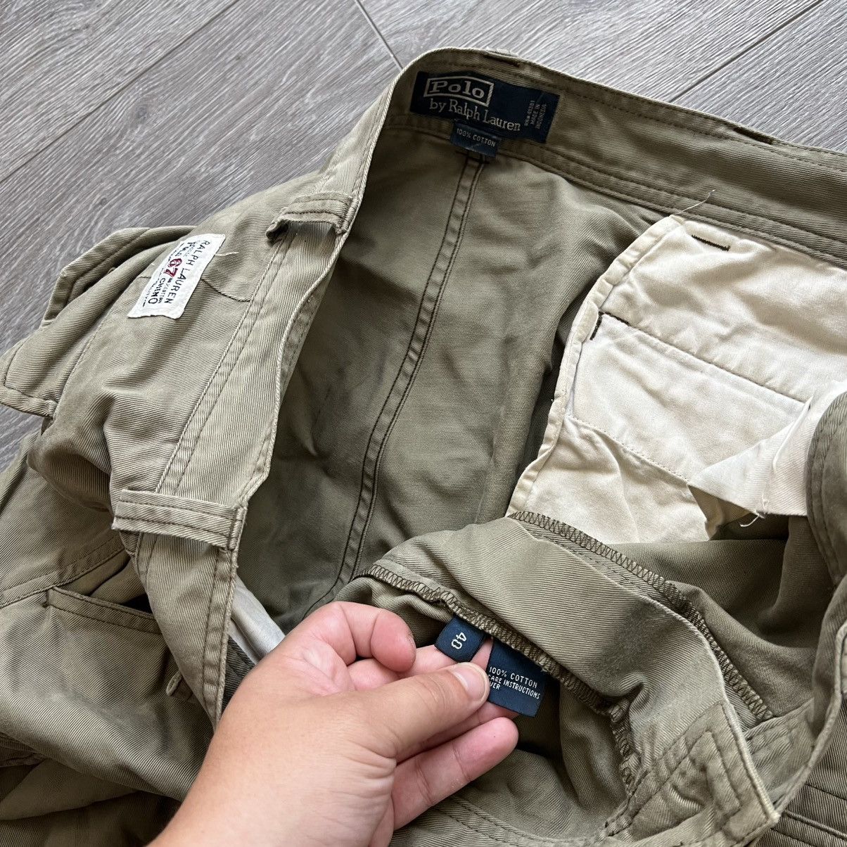 Polo Ralph Lauren Vintage Polo Ralph Lauren Cargo Shorts faded used Size US 40 / EU 56 - 7 Thumbnail