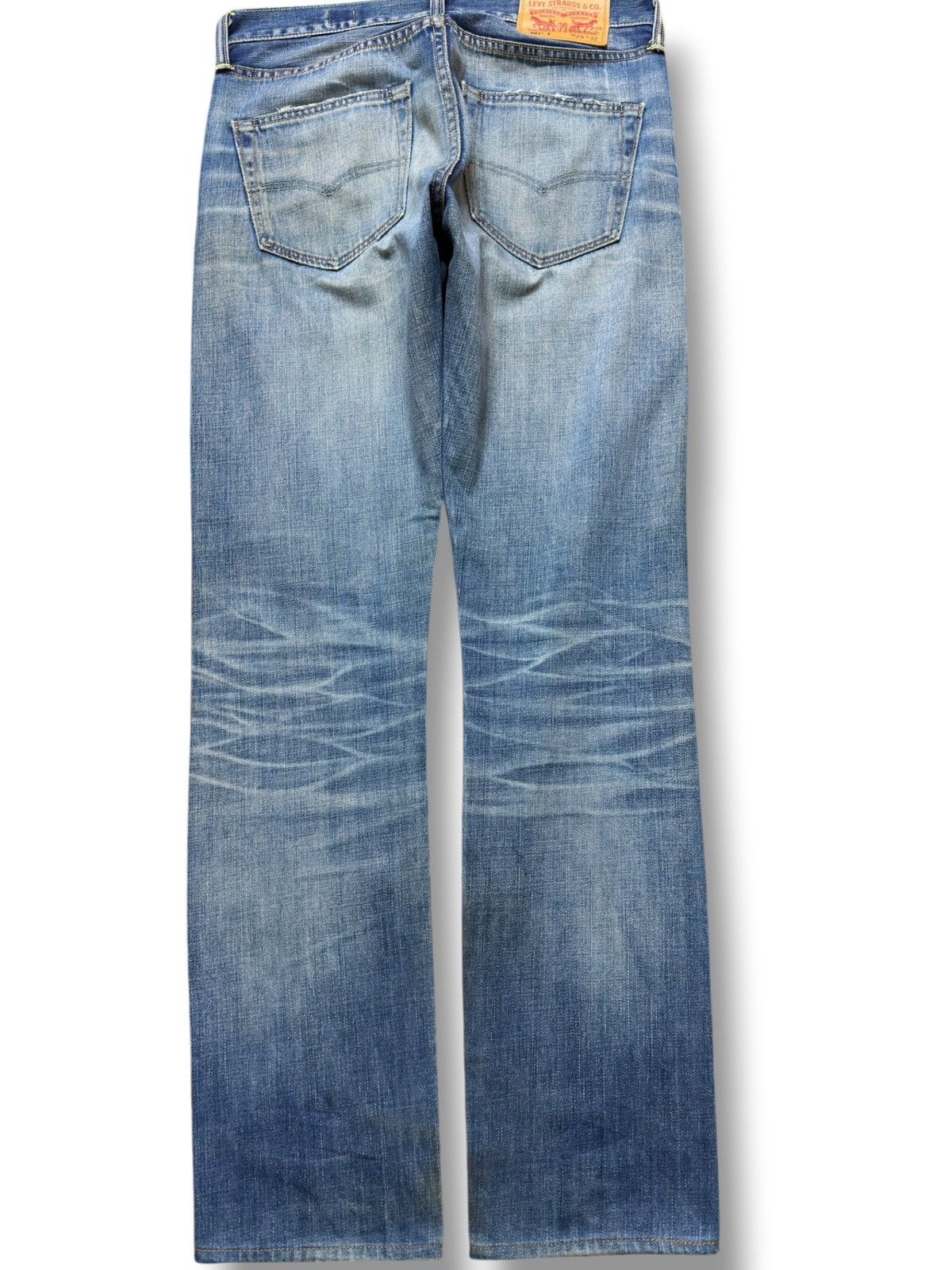 Levi's Vintage Clothing Vintage Levi’s 501 T Mudwash Whiskers Distressed Denim Size US 30 / EU 46 - 4 Thumbnail