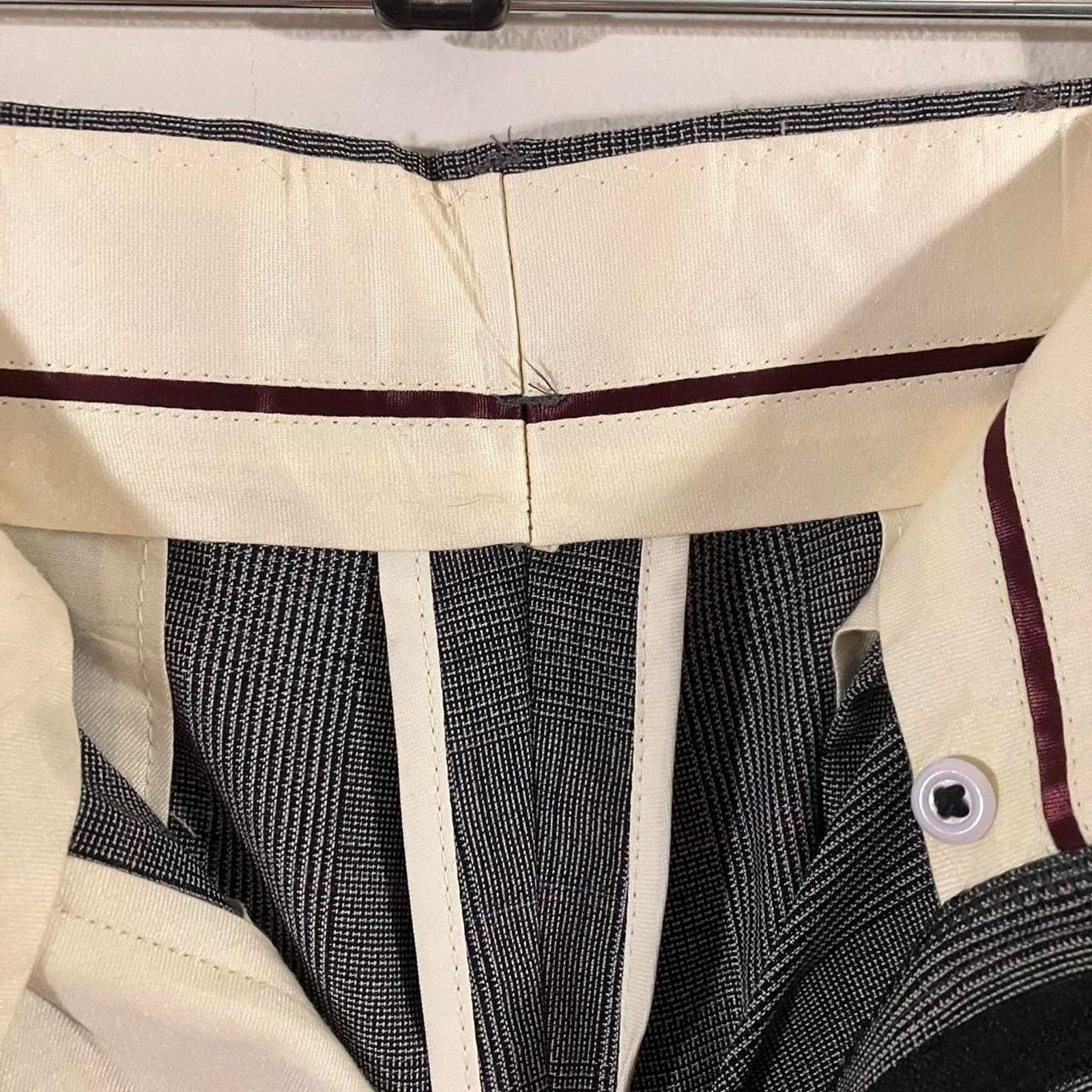 Haggar × Vintage Haggar Imperial Dress Pants Wool Blend Pleated Vintage Size US 34 / EU 50 - 3 Thumbnail