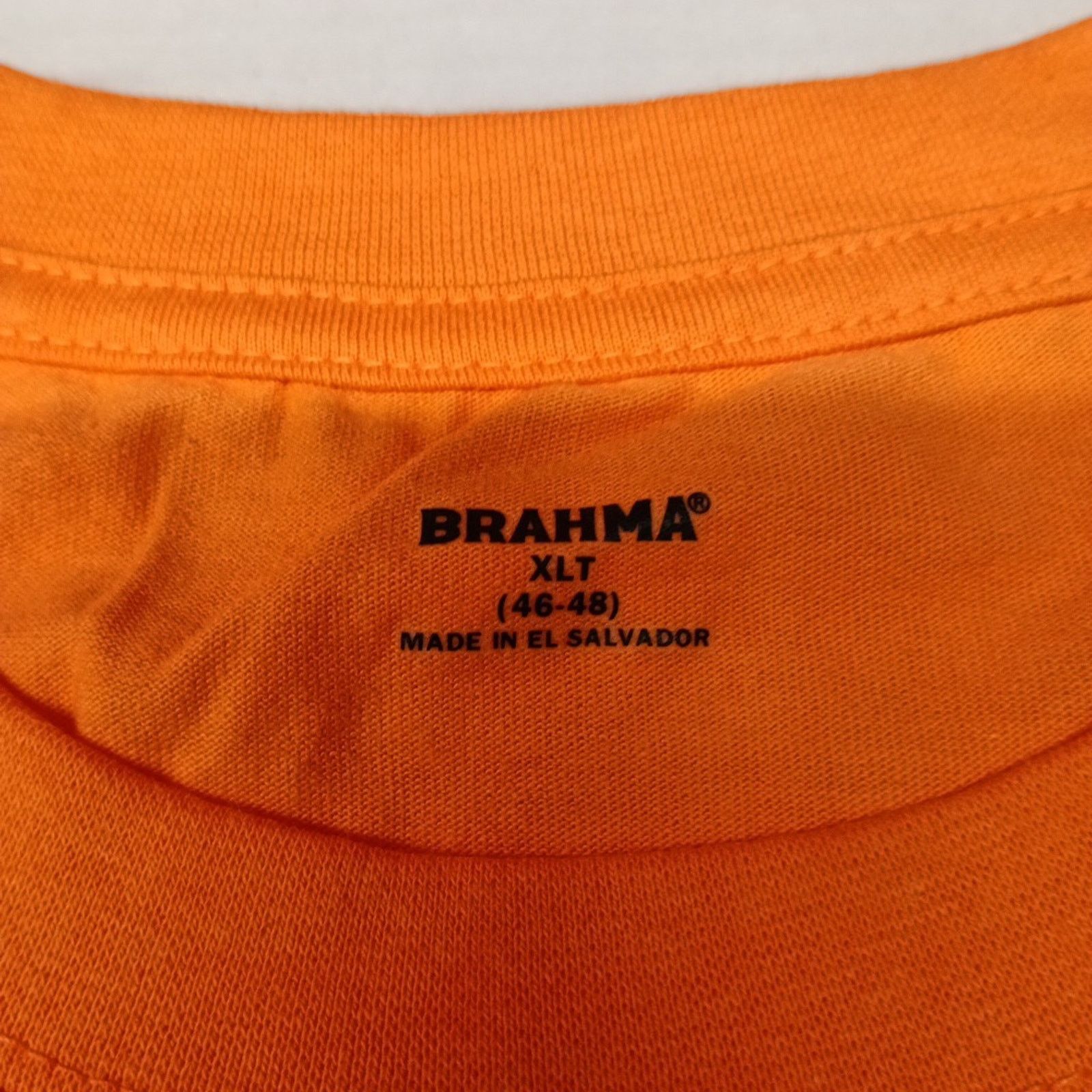 Other 2 Brahma Short Sleeve Work T-Shirt XLT 46-48 Orange Pocket Size US XL / EU 56 / 4 - 4 Thumbnail