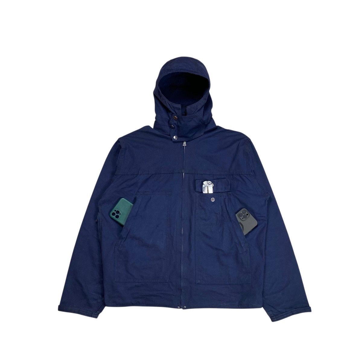 Heller's Cafe × Warehouse Heller’s Cafe Warehouse Pullover Smock Canvas Jacket Size US M / EU 48-50 / 2 - 2 Thumbnail