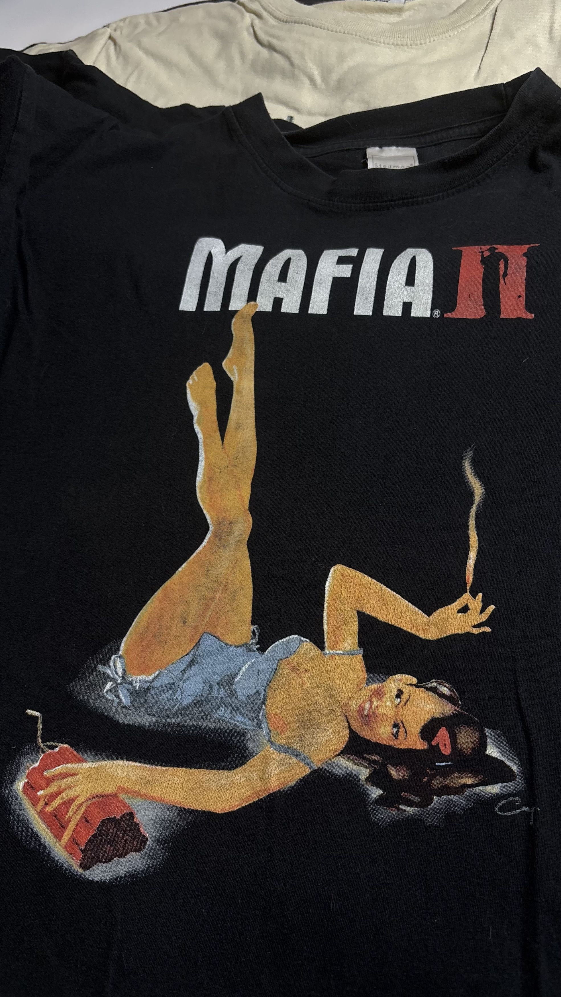 Vintage Vintage Mafia 2 Tshirt RARE Size US L / EU 52-54 / 3 - 2 Thumbnail