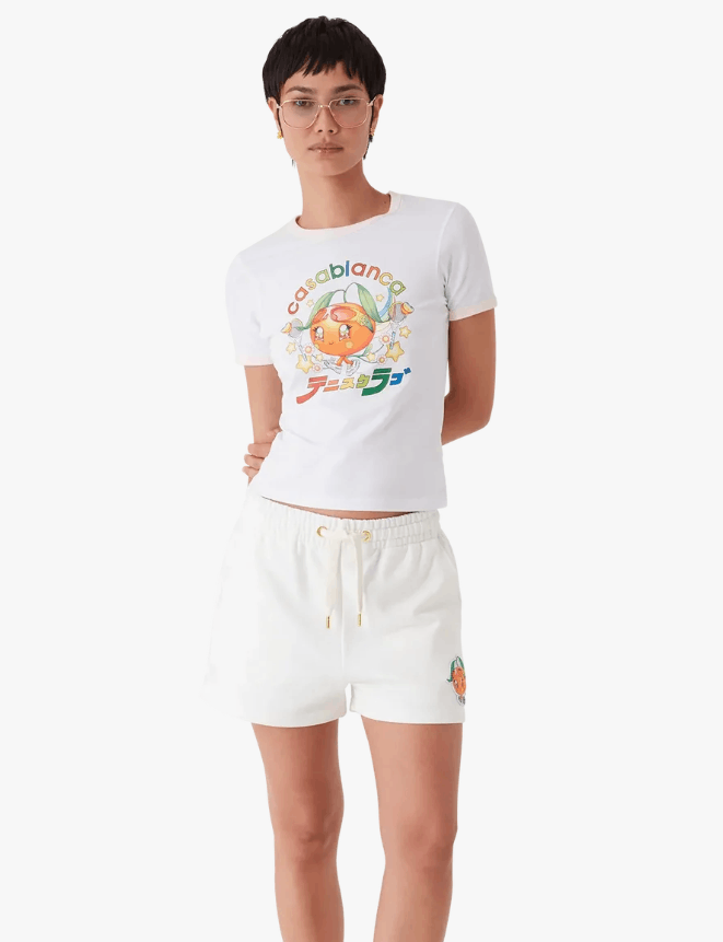 Casablanca BNWT AW25 CASABLANCA ORANGE MASCOT TSHIRT L Size L / US 10 / IT 46 - 1 Thumbnail