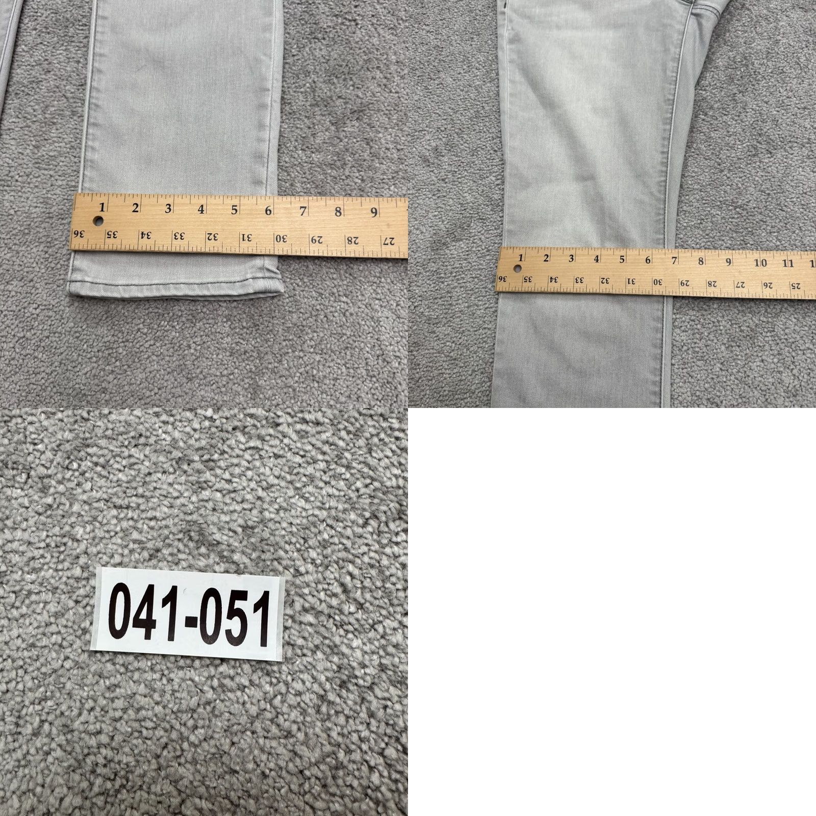 Athleta Athleta Sculptek Jeans Womens 6 Gray Kenai Mint Mid Rise Stretch Denim Skinny Size 28" / US 6 / IT 42 - 10 Thumbnail