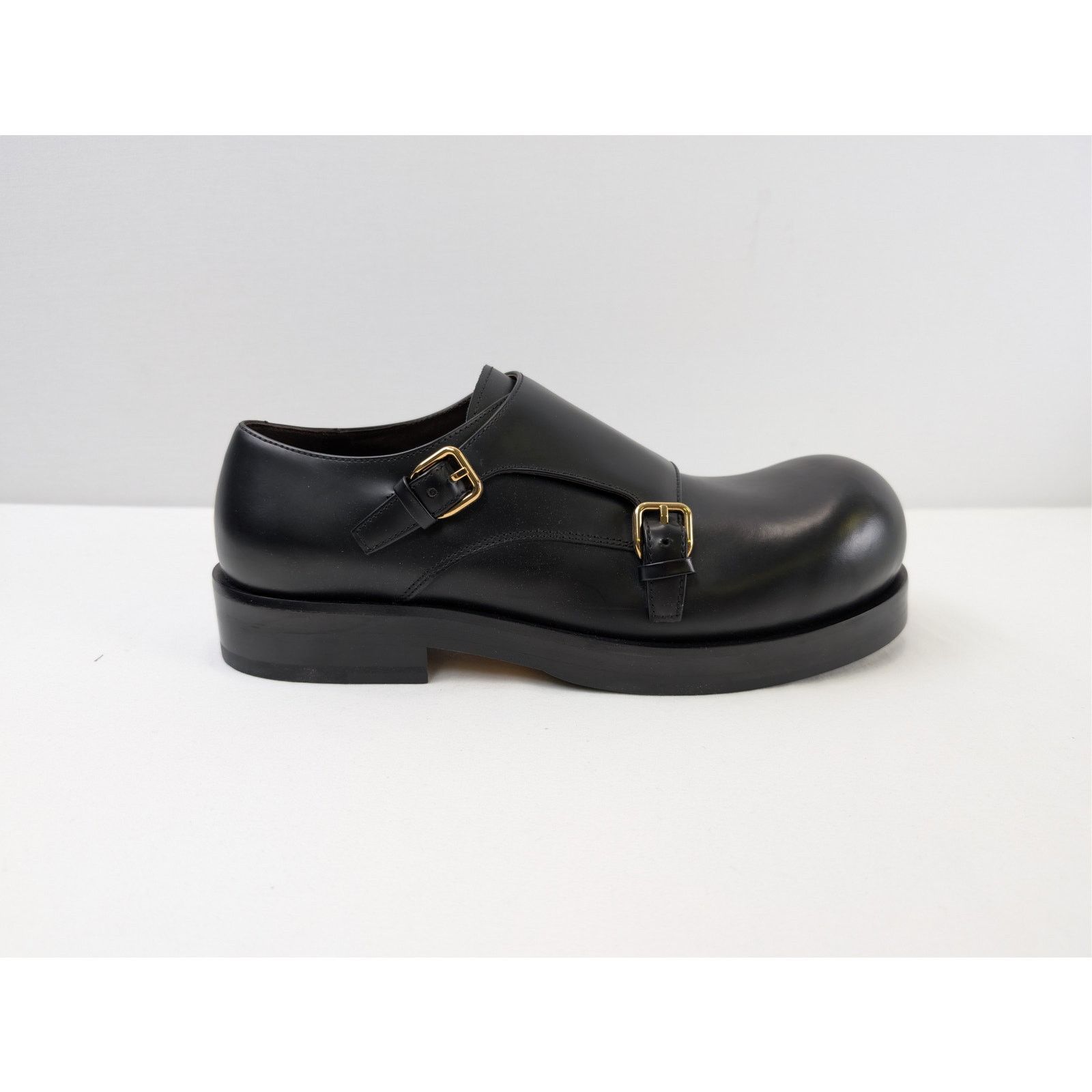 Bottega Veneta o1rshd1 Helium Monk Strap Tokyo Brush Calf Boots in Black Size US 10 / EU 43 - 4 Thumbnail