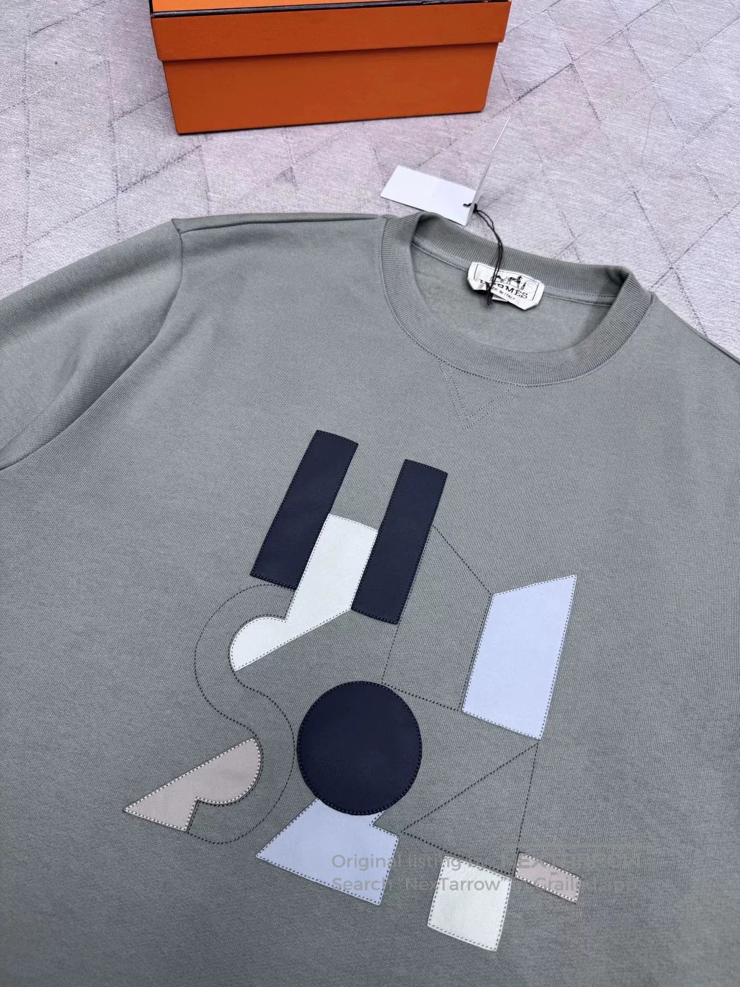 Hermes Hermes 2024 AW Lambskin H Embroidered Sweatshirt. Size US XL / EU 56 / 4 - 3 Thumbnail