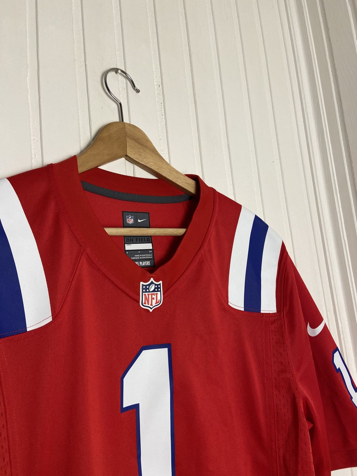 Nike New New England Patriots NFL Jersey Red Authentic Newton S Size US S / EU 44-46 / 1 - 5 Thumbnail