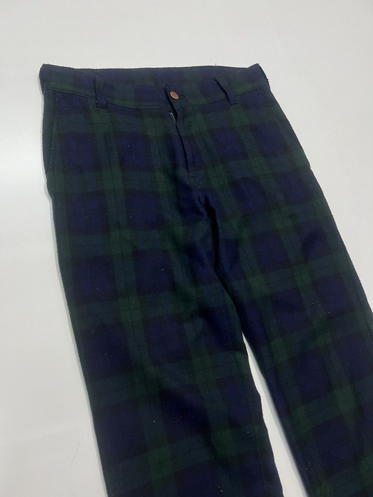 Japanese Brand ROUND HOUSE CHECKED PANTS SIZE 32 Size US 32 / EU 48 - 2 Thumbnail