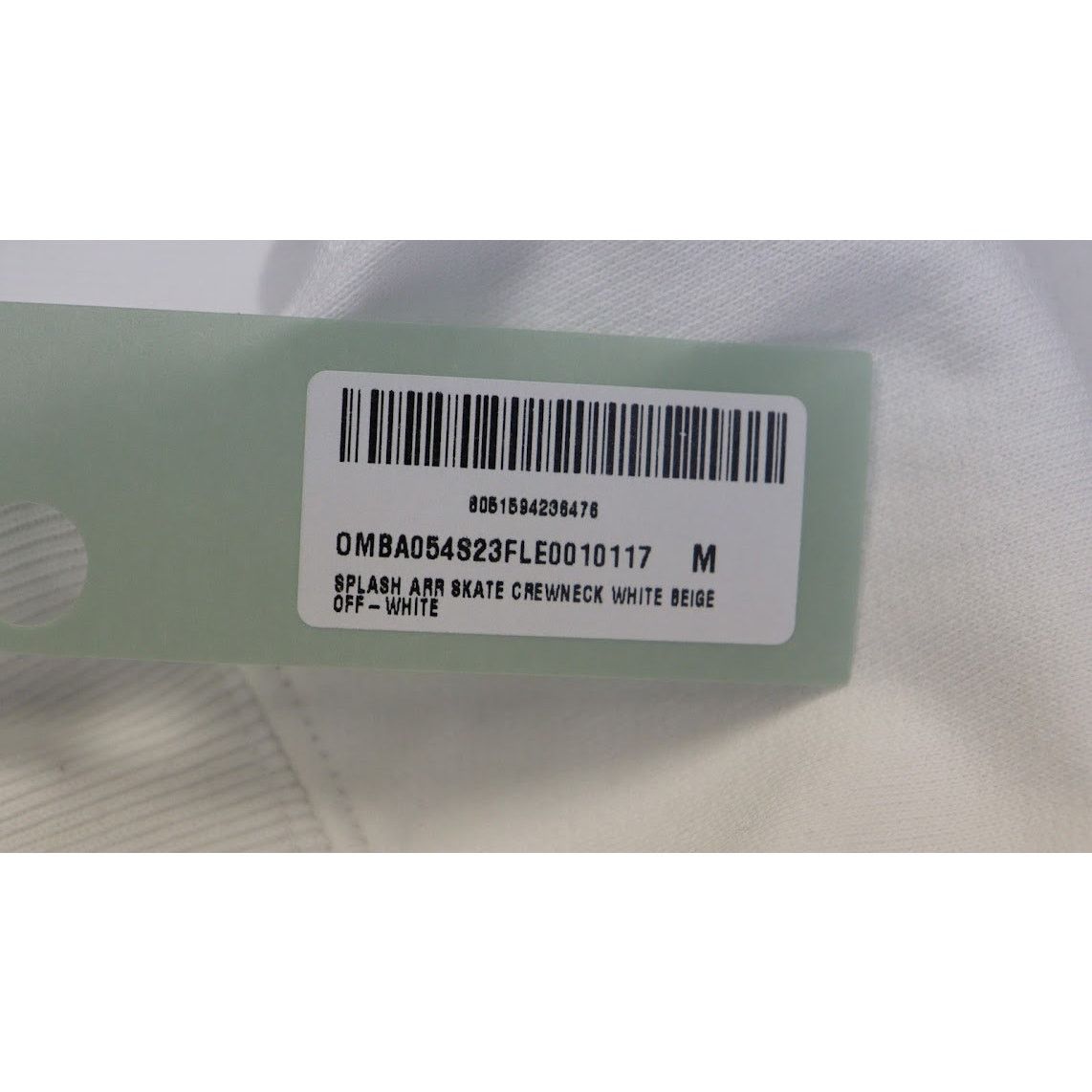 Off-White o1rshd1 Splash Arrow Skate Crewneck in White/Beige Size US M / EU 48-50 / 2 - 9 Thumbnail