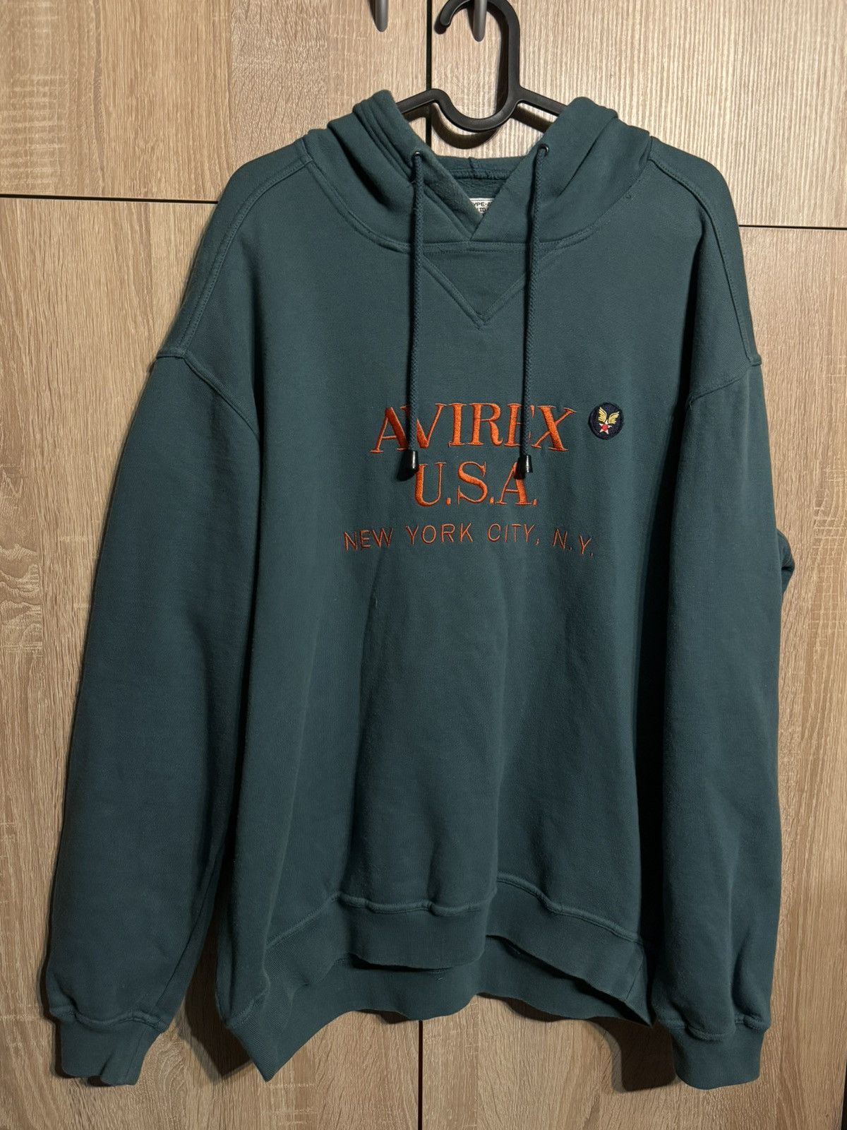 Avirex Avirex usa leather rare brand hoodie archive army Size US L / EU 52-54 / 3 - 1 Thumbnail