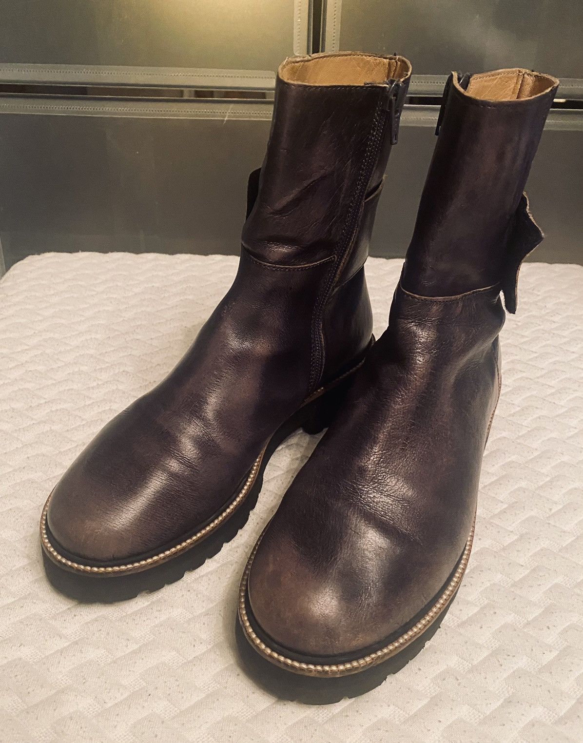 MM6 MM6 🇮🇹 MAISON MARTIN MARGIELA Microsole Combat Boot 38 Size US 8 / IT 38 - 17 Thumbnail