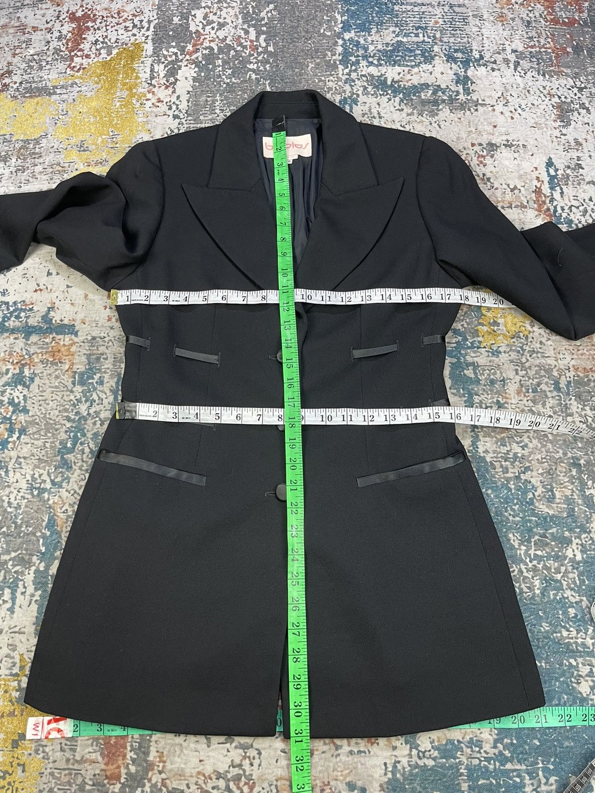 Byblos Byblos Italy Waist Ribbon Avant Garde Power Blazer Size S / US 4 / IT 40 - 10 Thumbnail