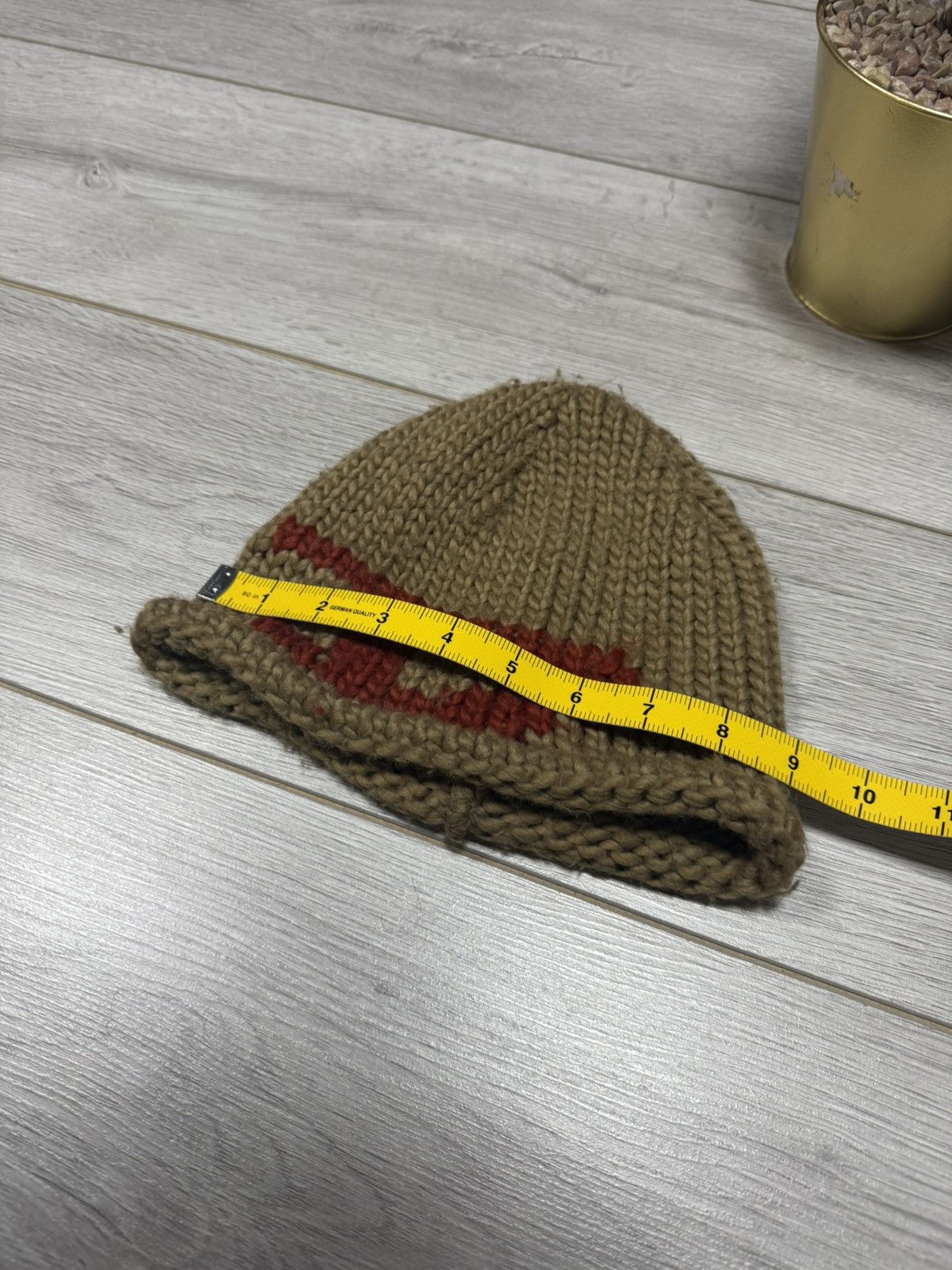 Diesel Diesel vintage knitted wool hat big D logo Size ONE SIZE - 6 Thumbnail