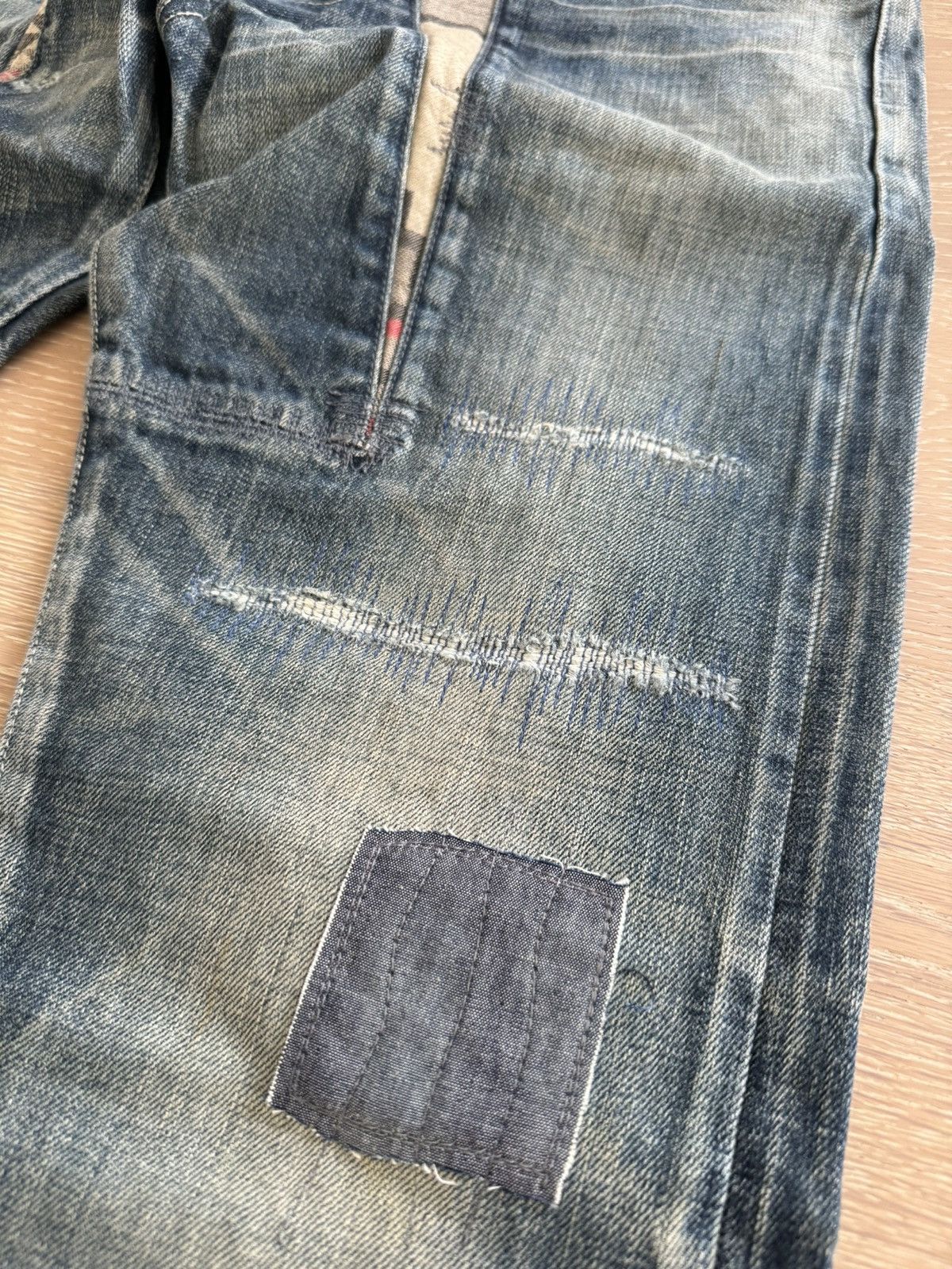 Neighborhood NEIGHBORHOOD DP Split Savage Narrow 14oz Jeans Denim Size US 32 / EU 48 - 3 Thumbnail