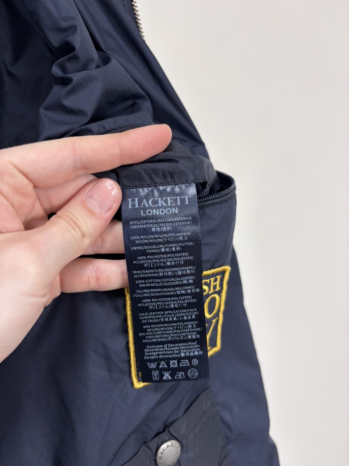 Hackett Hackett London Men’s Navy Blue Quilted Vest Gilet Jacket Size US M / EU 48-50 / 2 - 15 Thumbnail