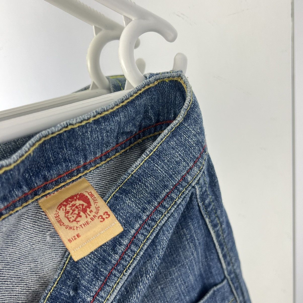 Diesel Vintage Y2K Diesel Denim Shorts Streetwear 90s Style Size US 33 - 4 Thumbnail