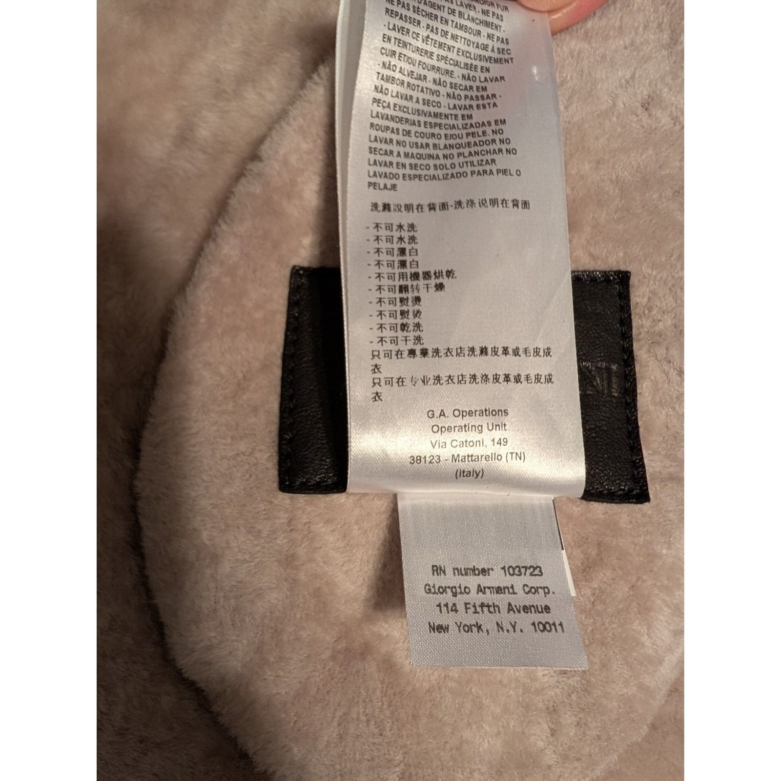 Giorgio Armani Giorgio Armani Lambskin Leather Shearling Jacket Size 38 EUC Size M / US 6-8 / IT 42-44 - 11 Thumbnail