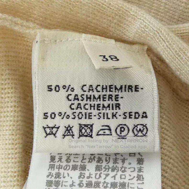 Hermes Hermes Cashmere and silk blended knit sweater Size XS / US 0-2 / IT 36-38 - 7 Thumbnail