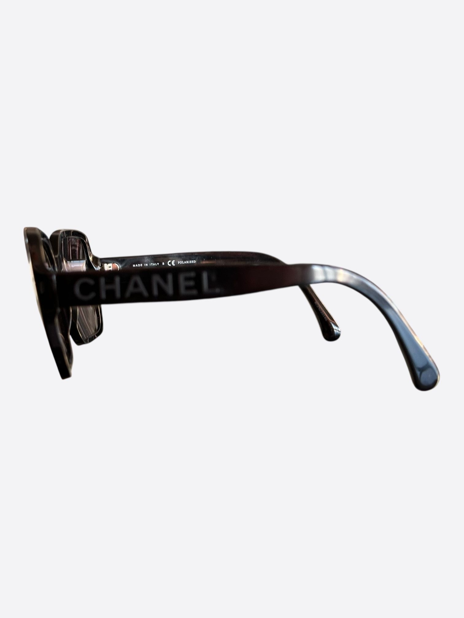 Chanel Chanel Black Logo Square Sunglasses Size ONE SIZE - 3 Thumbnail