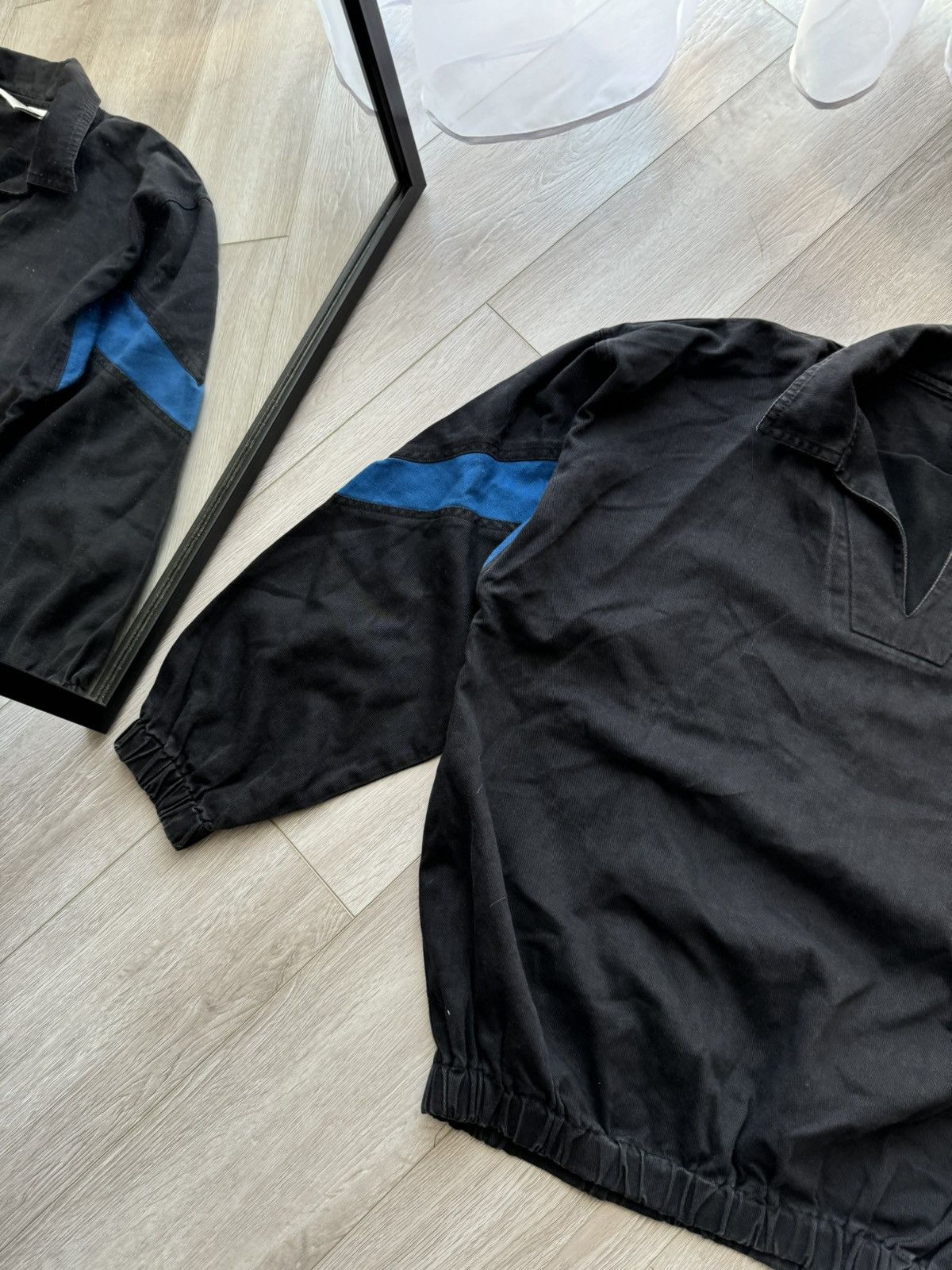 Puma × Vintage RARE 1995 Derby County x Puma King Drill Top Jacket Vintage Size US L / EU 52-54 / 3 - 3 Thumbnail