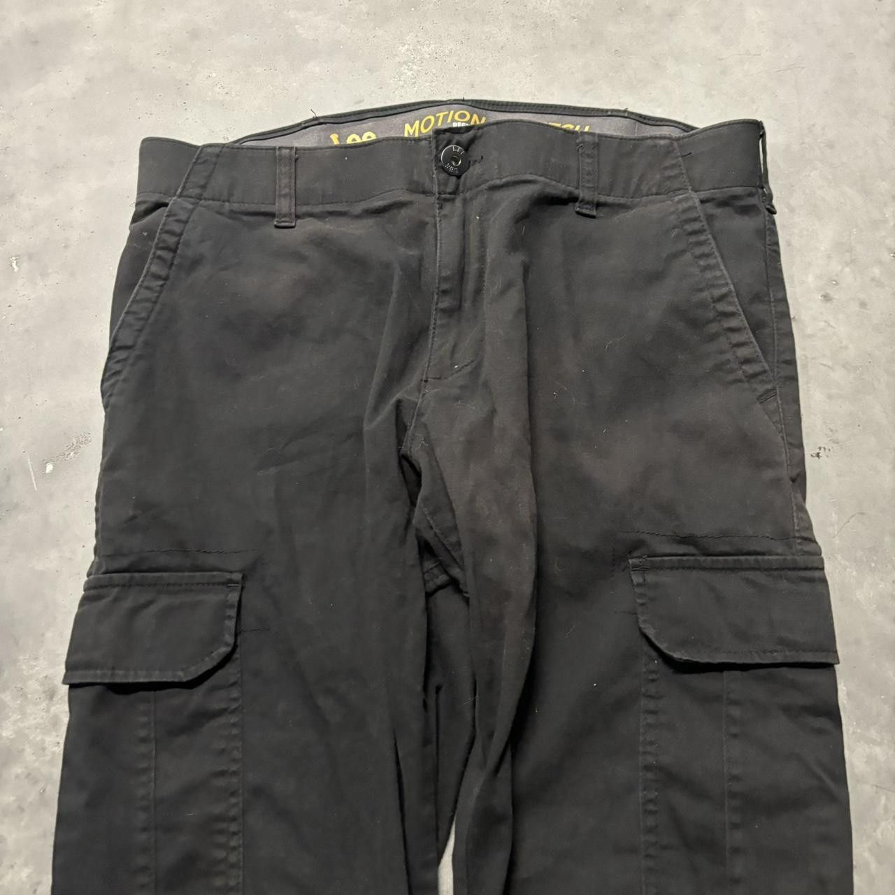 Japanese Brand × Vintage Crazy Vintage Y2K/2000s Grunge Black Skater Workwear Cargo Pants! Size US 34 / EU 50 - 5 Thumbnail