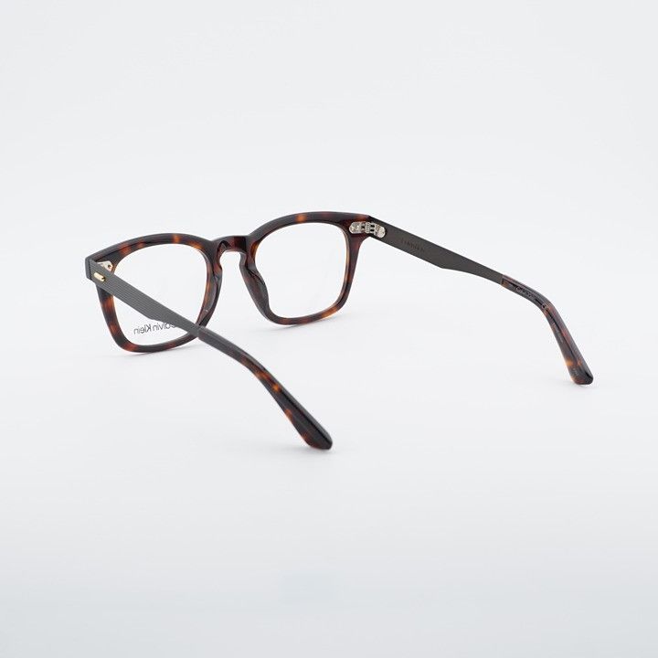 Calvin Klein Calvin Klein CK21517 220 Eyeglasses Brown Havana 51mm Square Size ONE SIZE - 4 Thumbnail