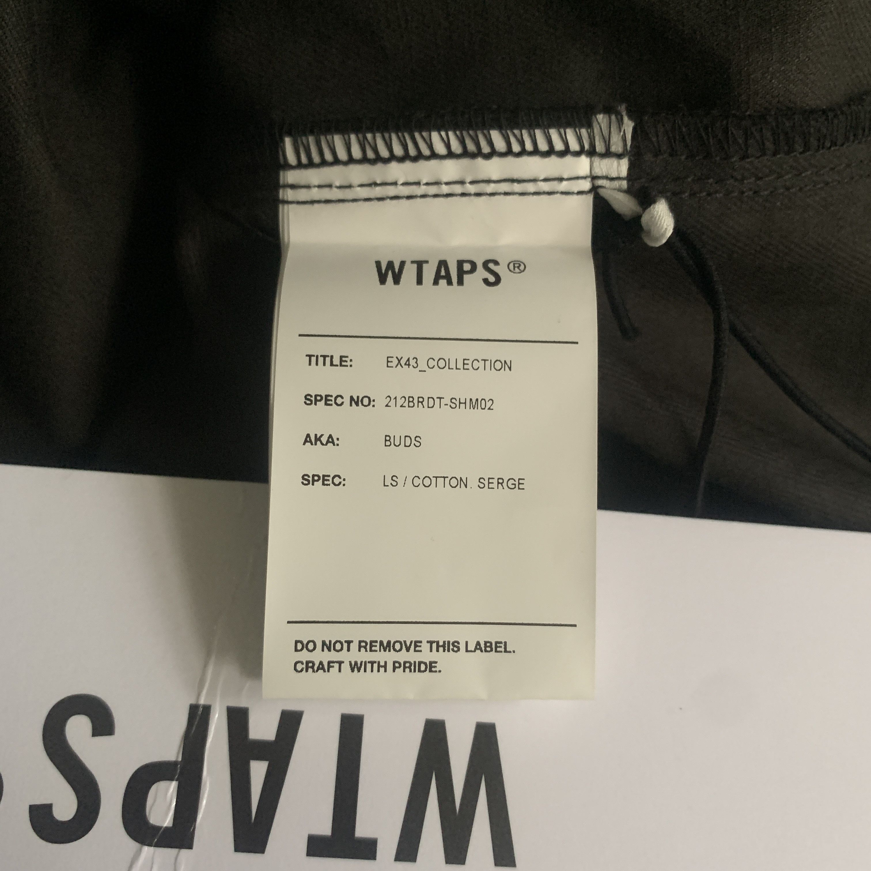 Wtaps Wtaps Buds Ls Cotton Serge Size US M / EU 48-50 / 2 - 7 Thumbnail