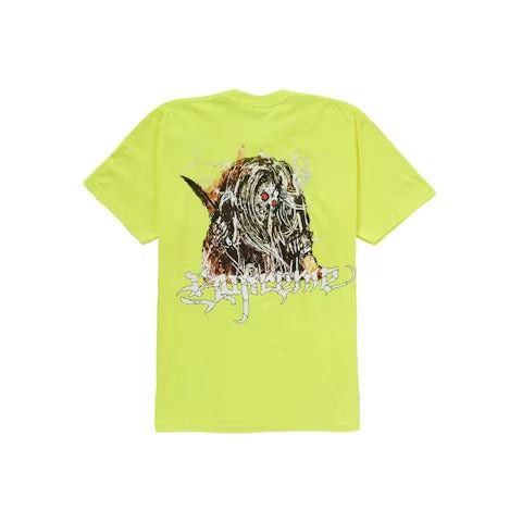 Supreme Satan Tee Fluorescent Yellow Size US L / EU 52-54 / 3 - 1 Thumbnail