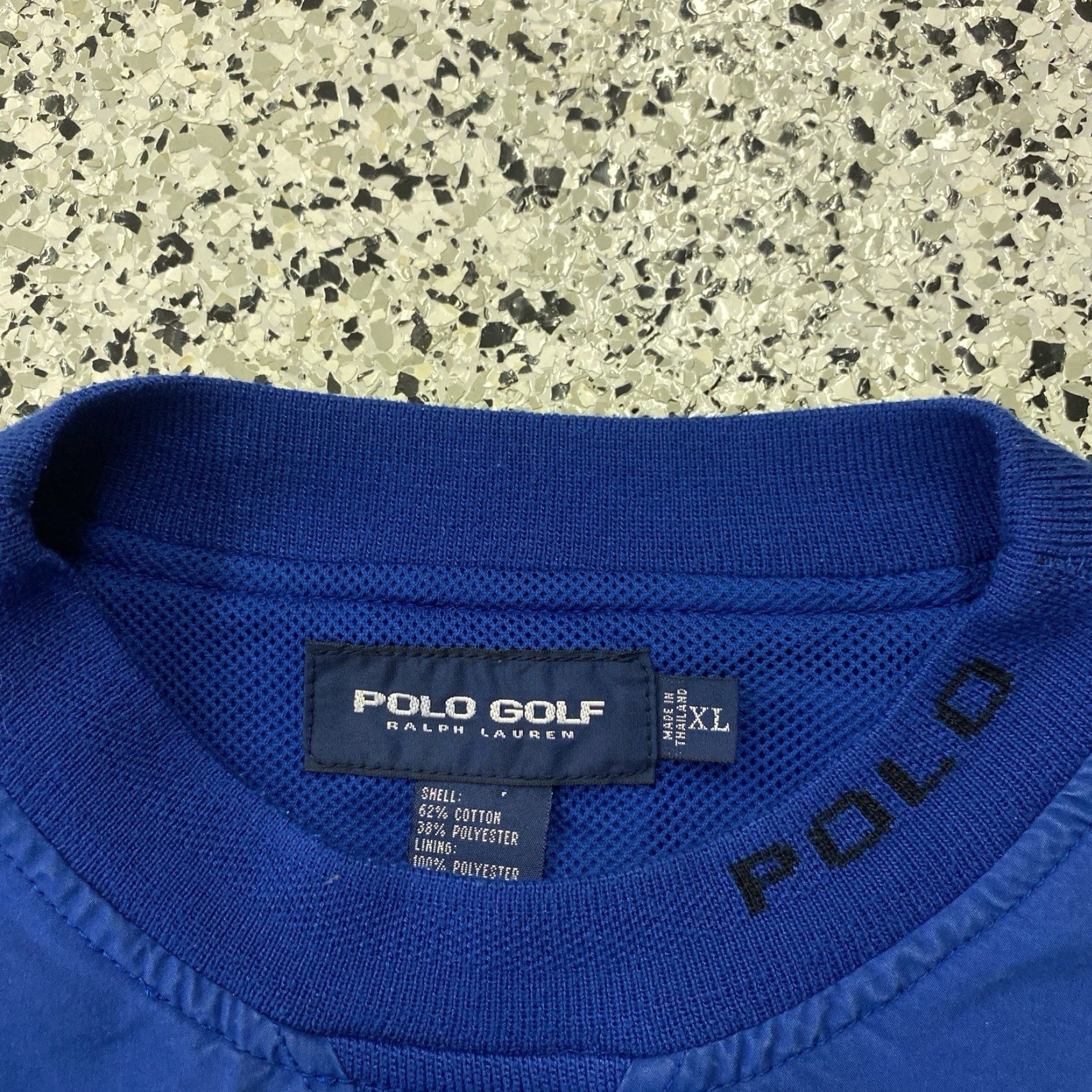 Polo Ralph Lauren VINTAGE Polo Golf Ralph Lauren Jacket Mens XL Blue Windbreaker Pullover Crewneck Size US XL / EU 56 / 4 - 2 Thumbnail