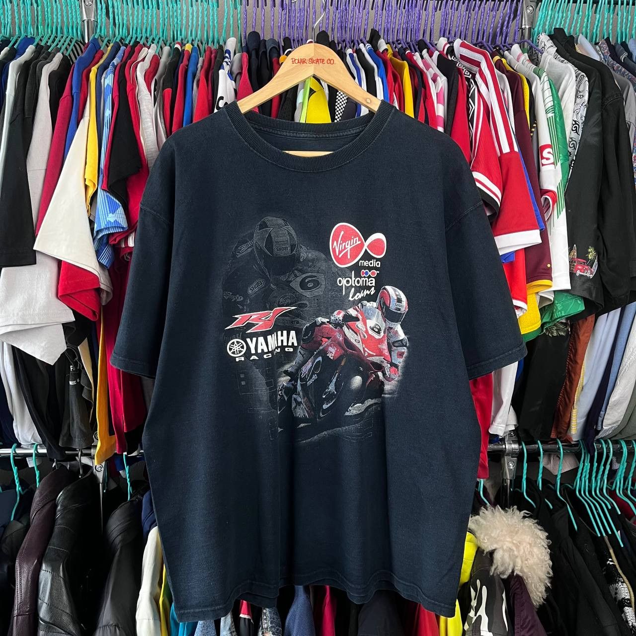 Vintage Vintage YAMAHA Racing Motorcycle Tshirt Size 2XL Size US XXL / EU 58 / 5 - 1 Thumbnail