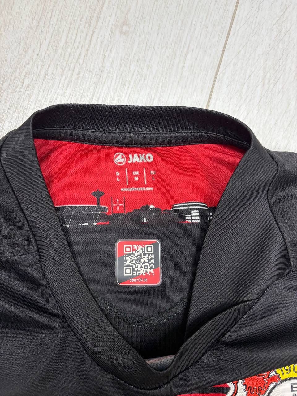 Vintage BAYER LEVERKUSEN JAKO 2016/2017 JERSEY Size US L / EU 52-54 / 3 - 5 Thumbnail