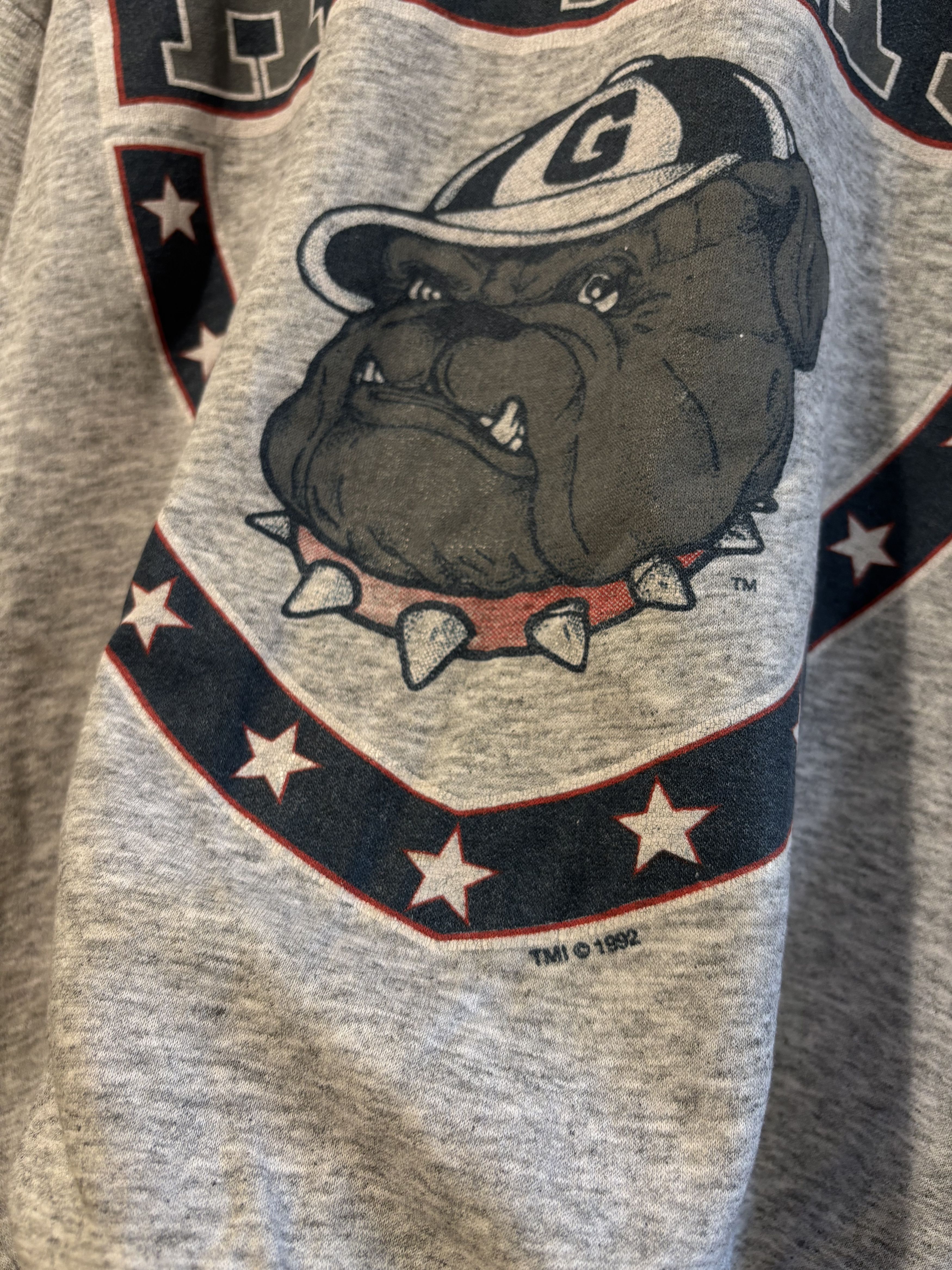 Vintage Dated 1992 Georgetown Hoyas Crewneck Size US L / EU 52-54 / 3 - 3 Thumbnail