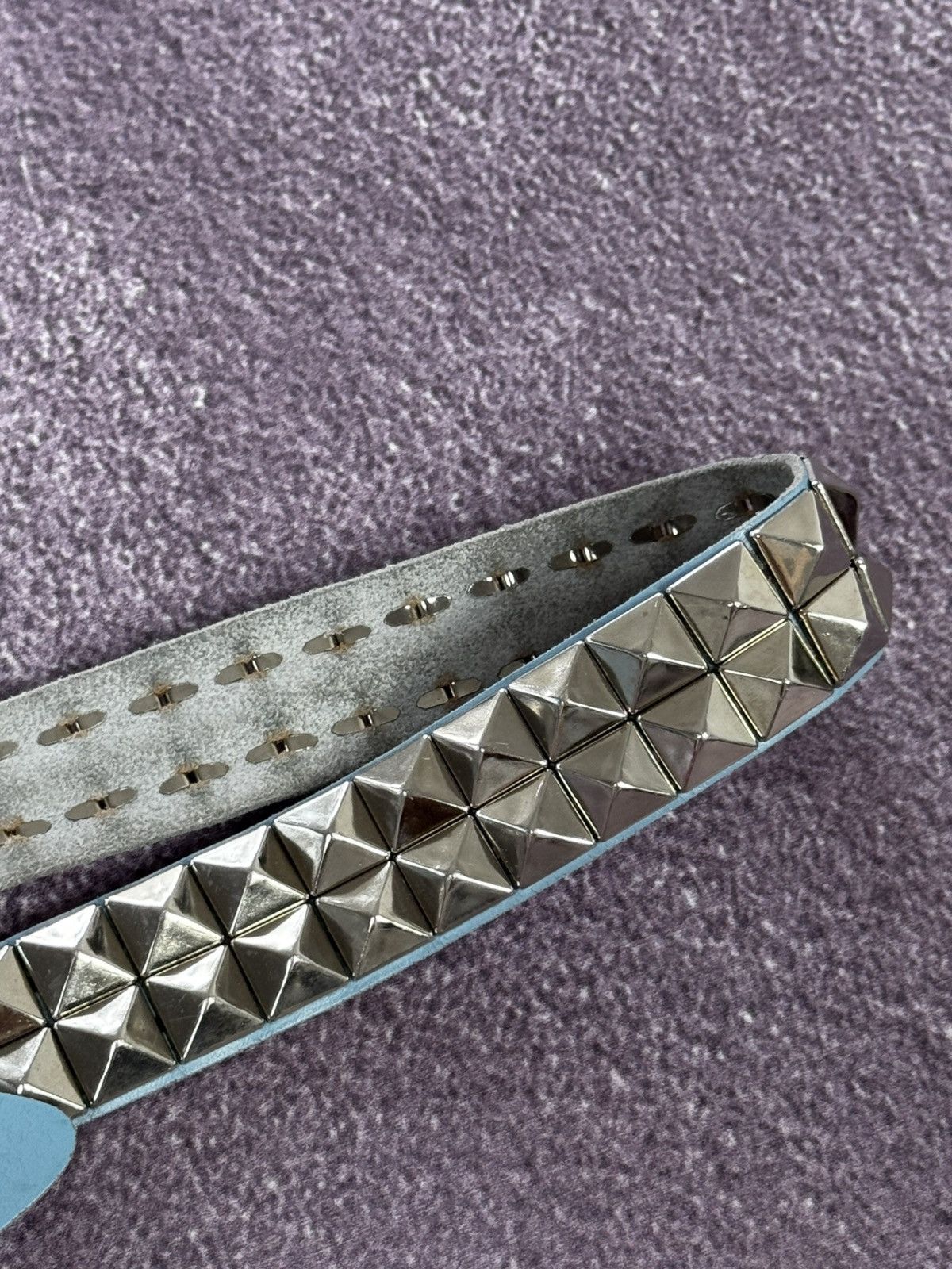 Japanese Brand Vintage Pyramid Studded Punk Belt Y2K Size ONE SIZE - 5 Thumbnail
