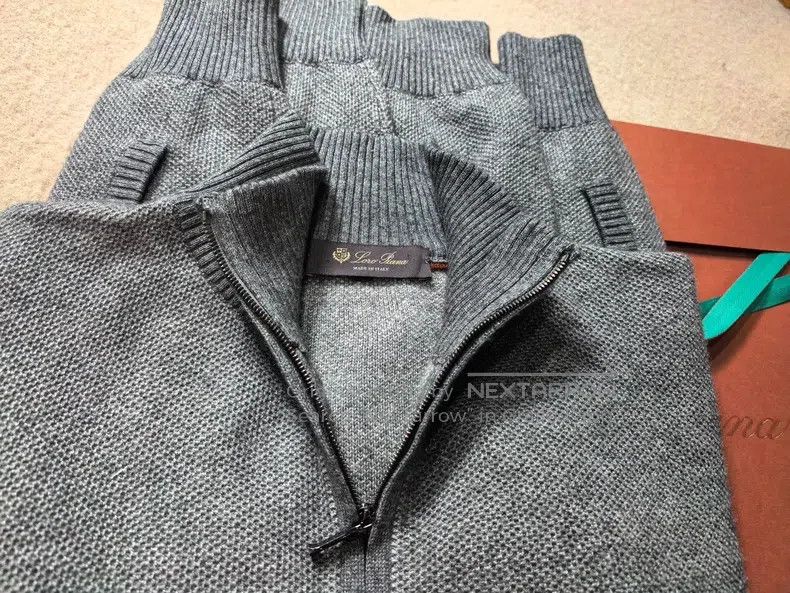 Loro Piana LORO PIANA Velvet Cardigan Size US XL / EU 56 / 4 - 7 Thumbnail