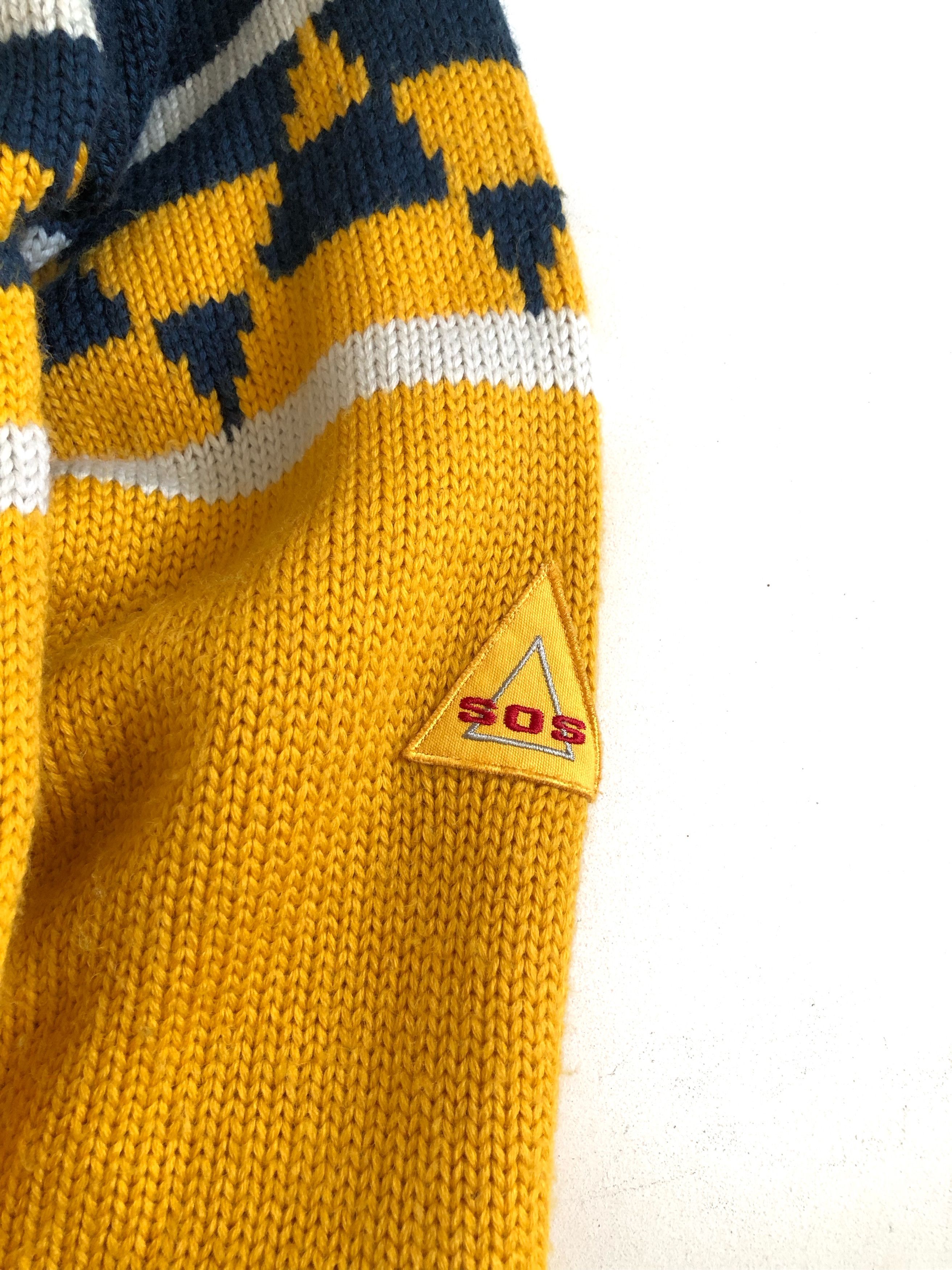 Vintage VINTAGE SOS SPORTSWEAR OF SWEDEN WOOL KNIT PULLOVER SWEATER Size US S / EU 44-46 / 1 - 4 Thumbnail
