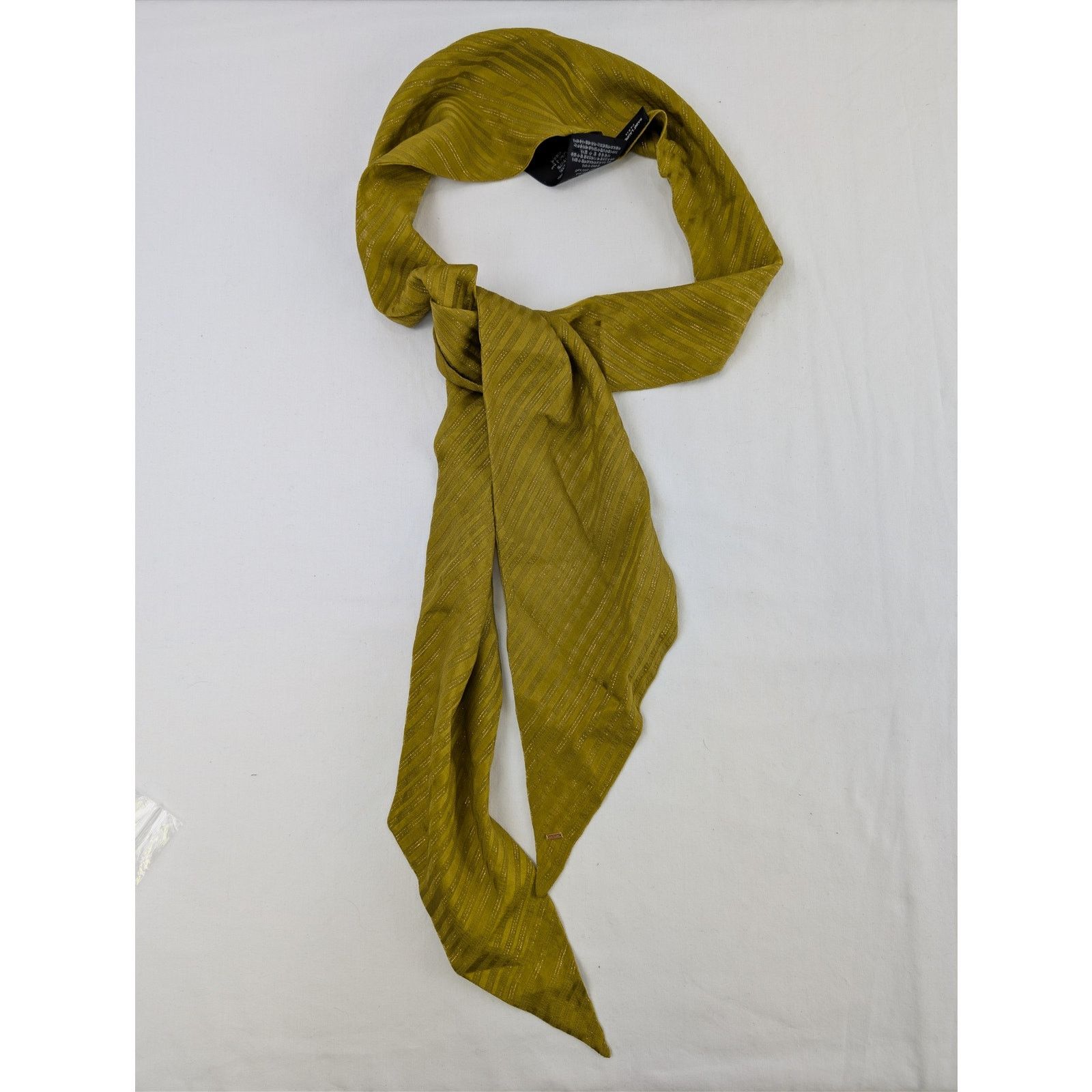 Saint Laurent Paris o1rshd1 Size: OS / Scarf in Yellow Size ONE SIZE - 1 Thumbnail
