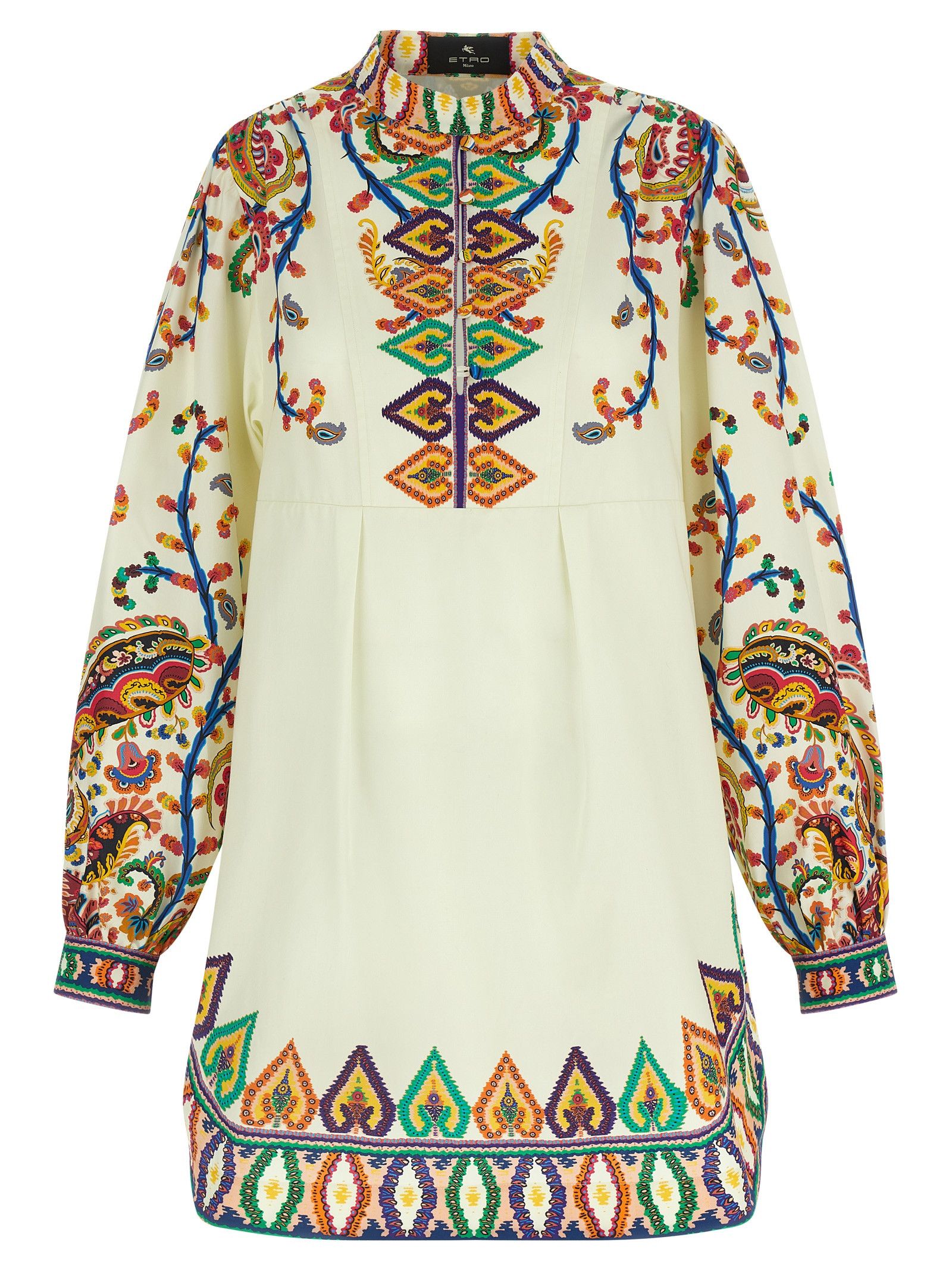 Etro Printed poplin dress Size M / US 6-8 / IT 42-44 - 1 Thumbnail