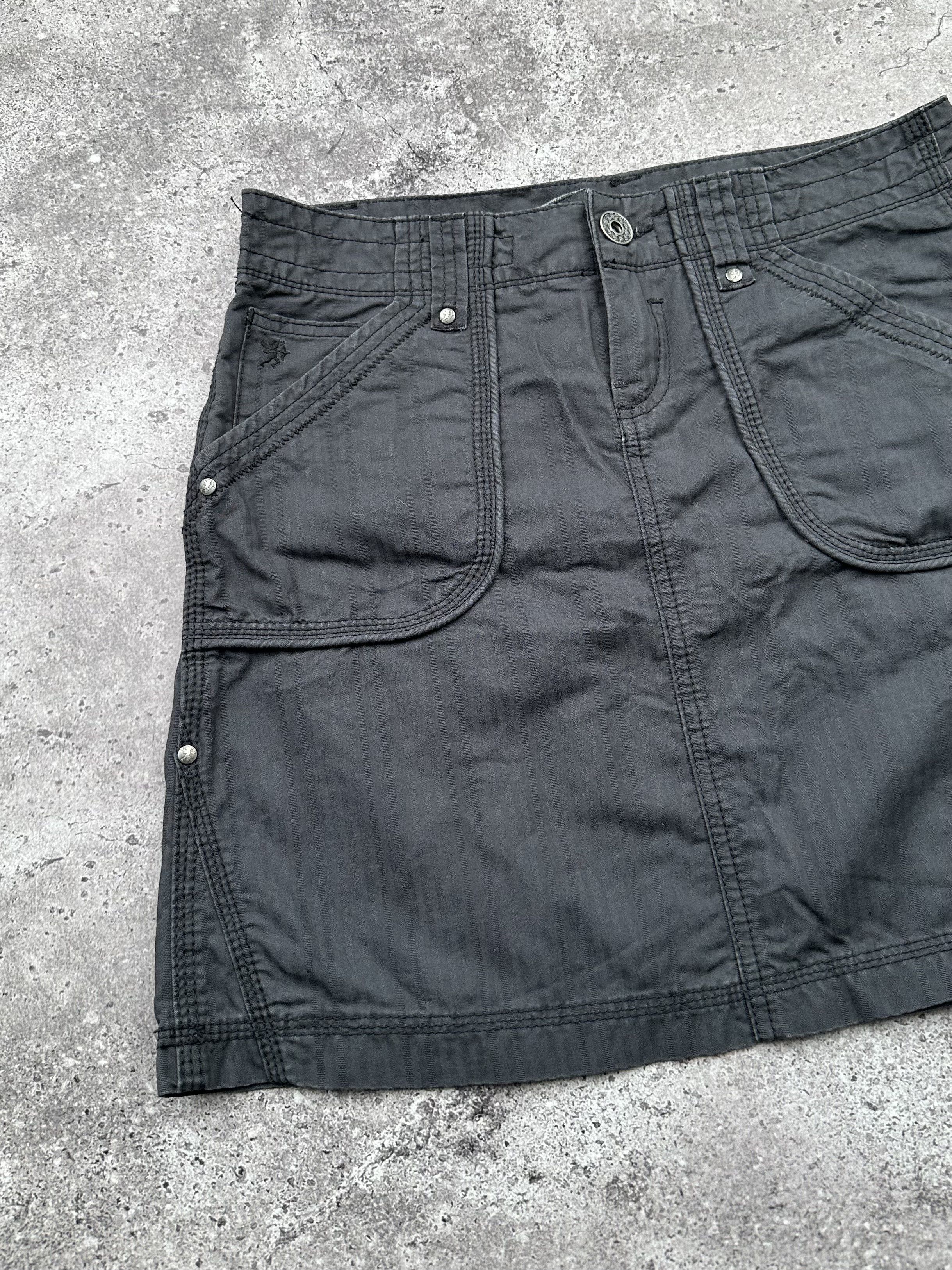 Japanese Brand Vintage Cargo Mini Skirt C174(V639)(E8) Size 27" / US 4 / IT 40 - 2 Thumbnail