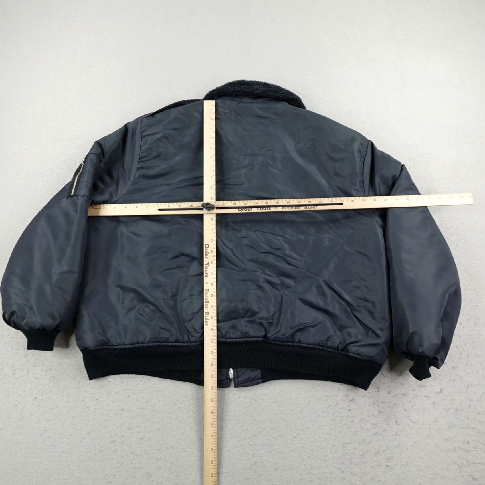 Dickies VINTAGE Dickies Jacket Mens 2XL Blue Sherpa Collar Insulated Bomber Coat USA Size US XXL / EU 58 / 5 - 6 Thumbnail