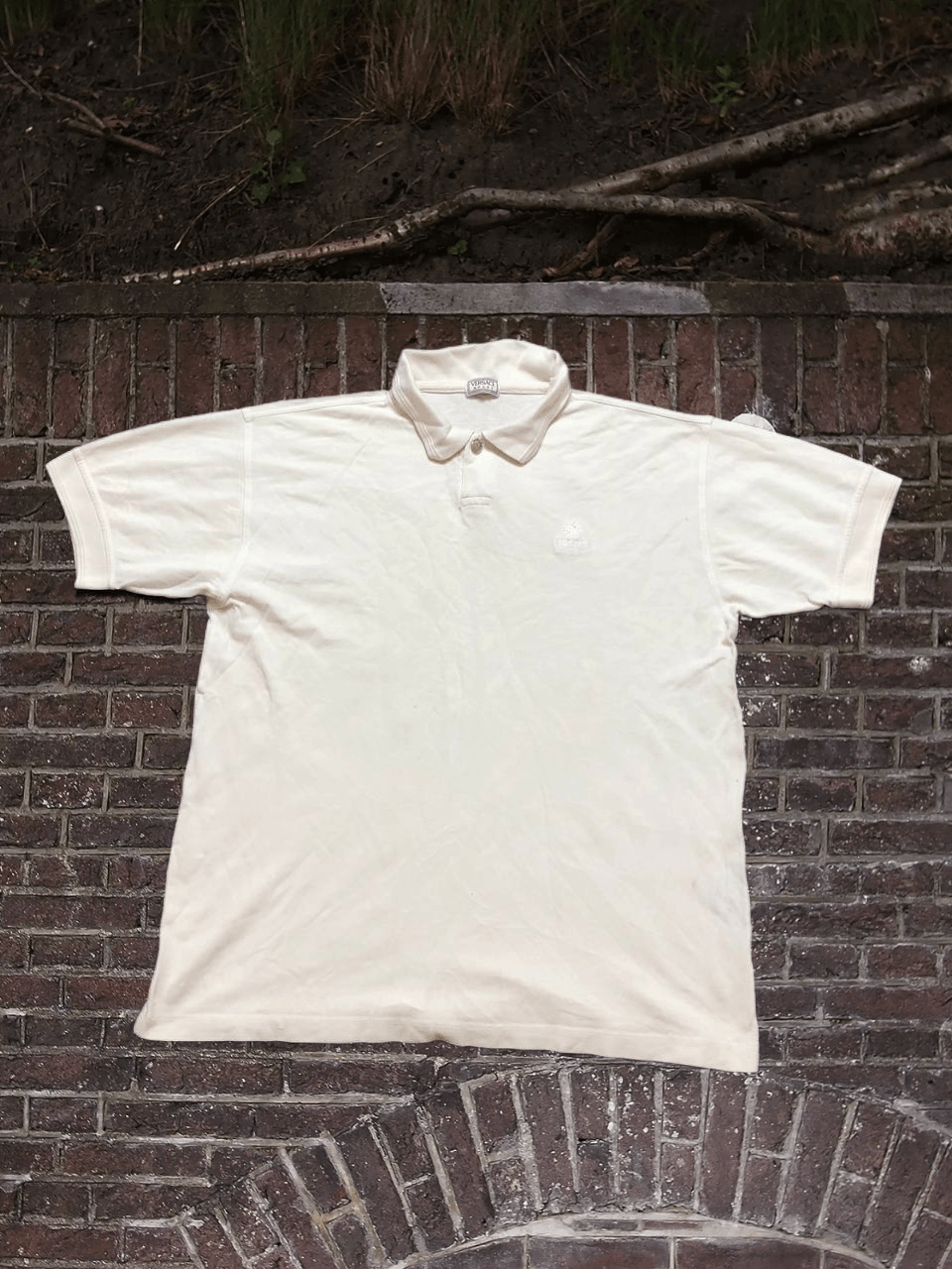 Versace Vintage VERSACE Classic Logo Polo T-Shirt LUXURY Size US L / EU 52-54 / 3 - 1 Thumbnail