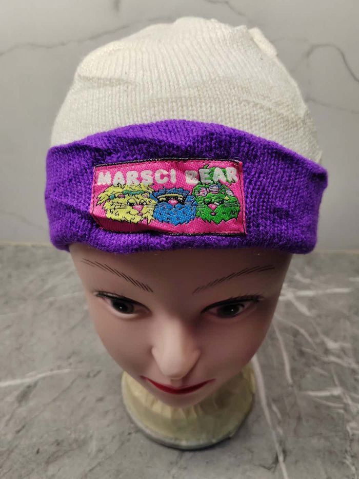Japanese Brand Vintage Marsci Bear Beanie Size ONE SIZE - 3 Thumbnail