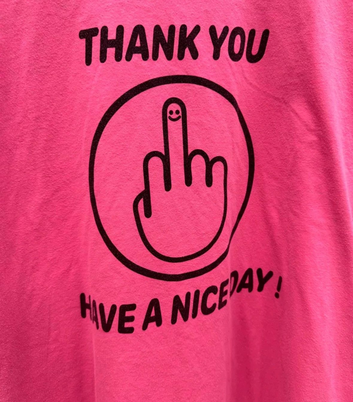 Vetements Vetements Thanks U Middle Finger Short Sleeve2412-Nextarrow Size US S / EU 44-46 / 1 - 3 Thumbnail
